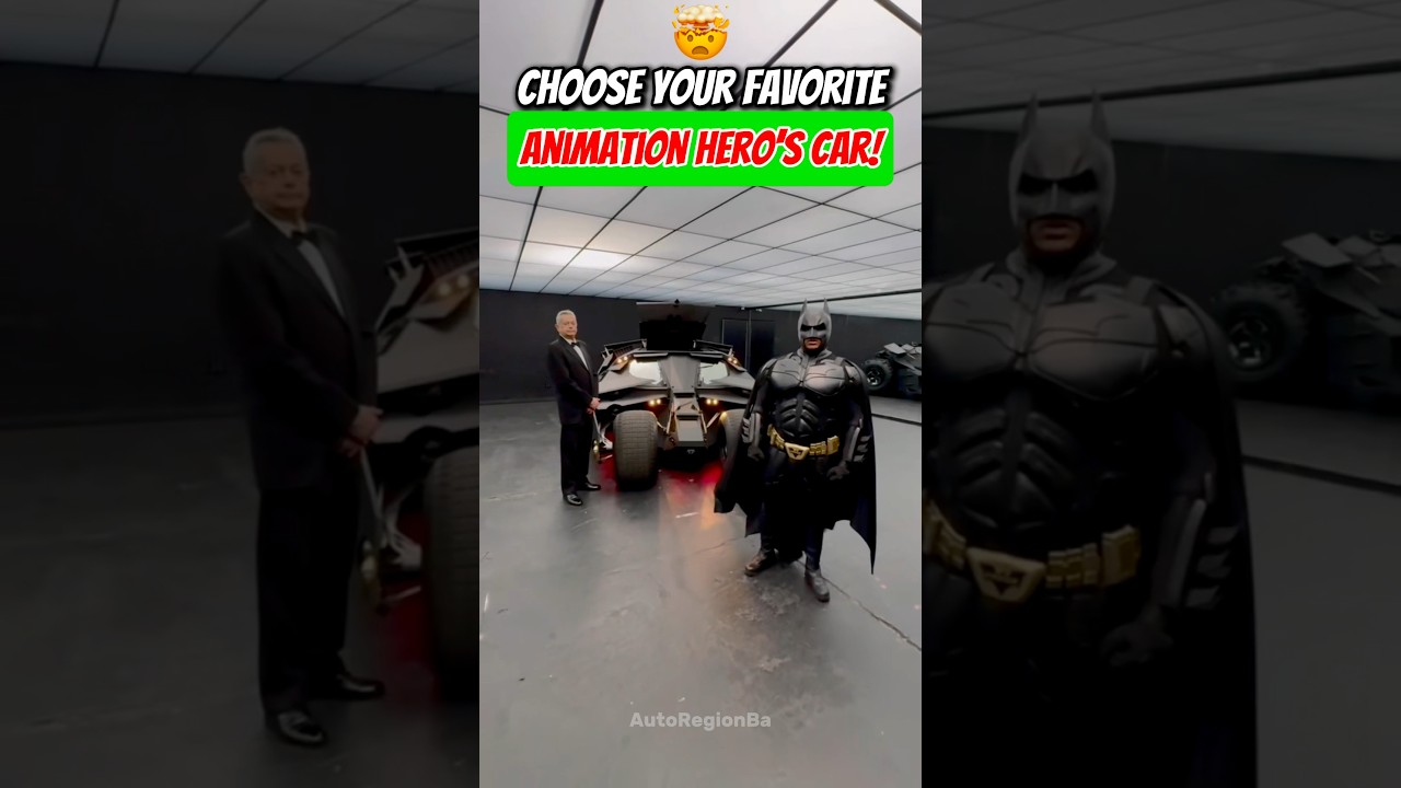 Choose Your Favorite Animation Hero’s Car! 🦸‍♂️🚗 