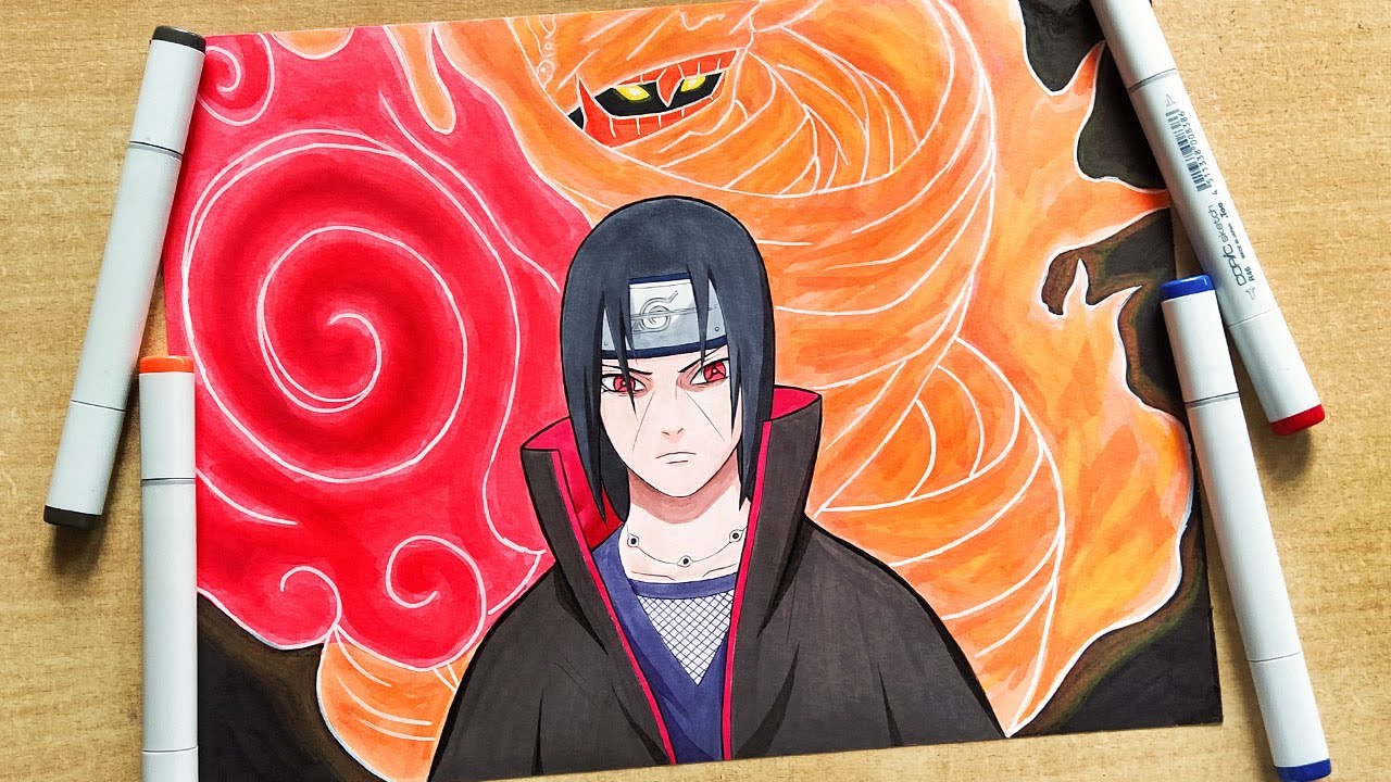 Itachi drawing :) : r/Naruto