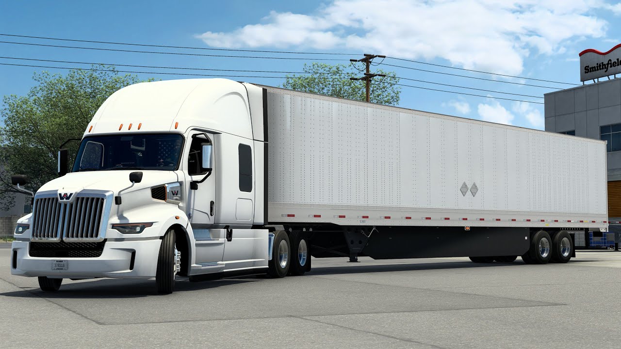 ATS New Orleans(LA) to Houston(TX) Realistic Driving Western Star 57X ...