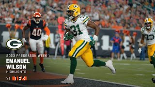 2 Touchdowns and 111 rushing yards for Emanuel Wilson!