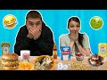 TRYING MY FIANCE&#39;S PREGNANCY FOOD CRAVINGS !!!!