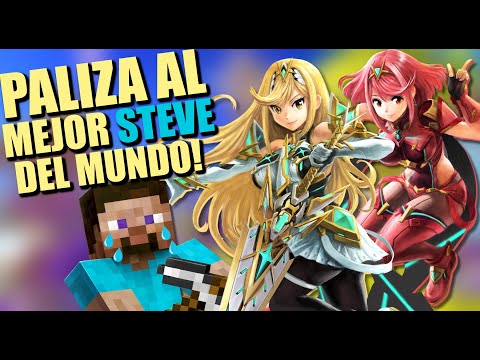 ¡DESTRUYEN AL MEJOR STEVE DEL MUNDO EN SMASH BROS!