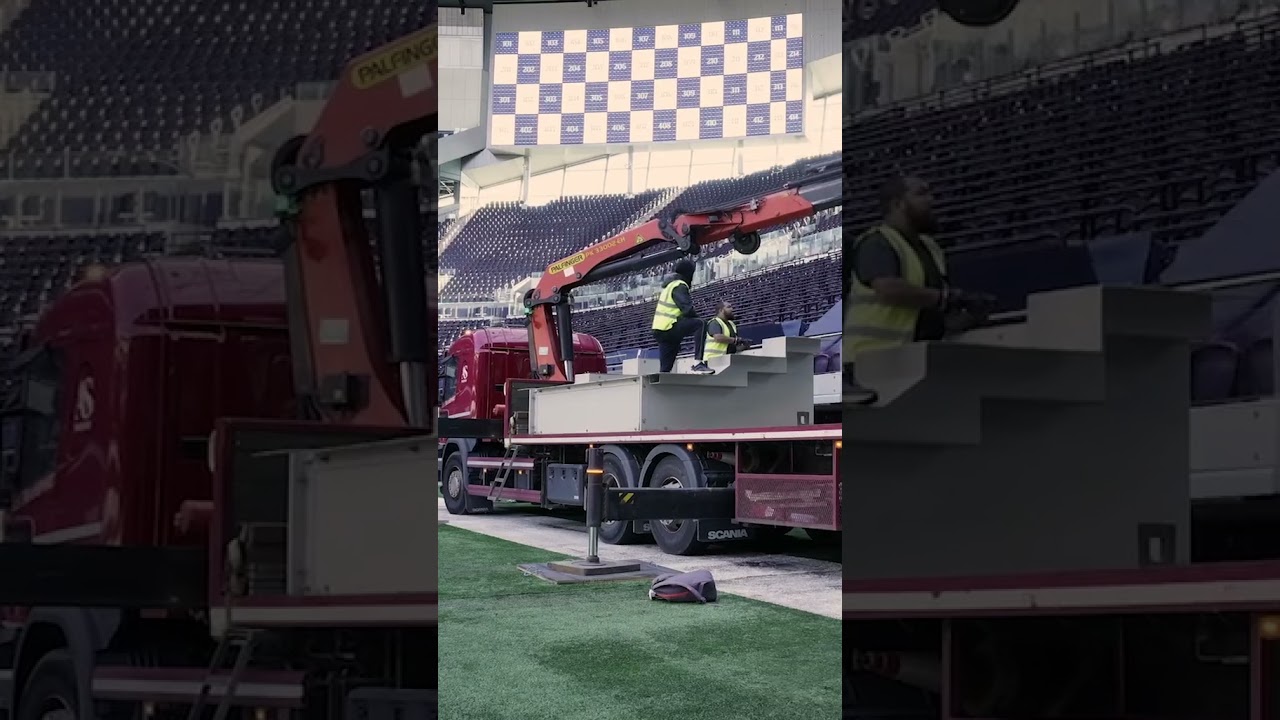 The stadium transformation for the London games🔥🔥 Football 
