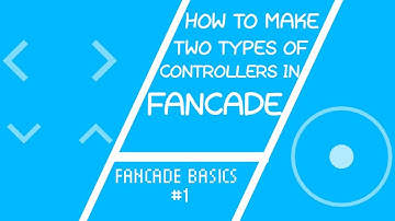 How to make controllers in FANCADE || fancade basics #1