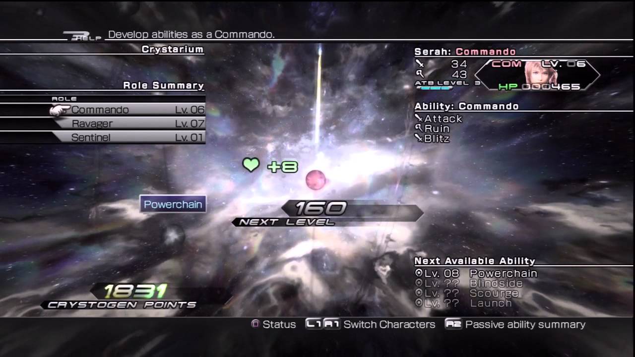 Final Fantasy Xiii 2 Hd Crystarium Strategy Read Description Youtube