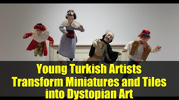Young Turkish Artists Transform Miniatures and Tiles into Dystopian Art | Istanbul 2025 Exhibition