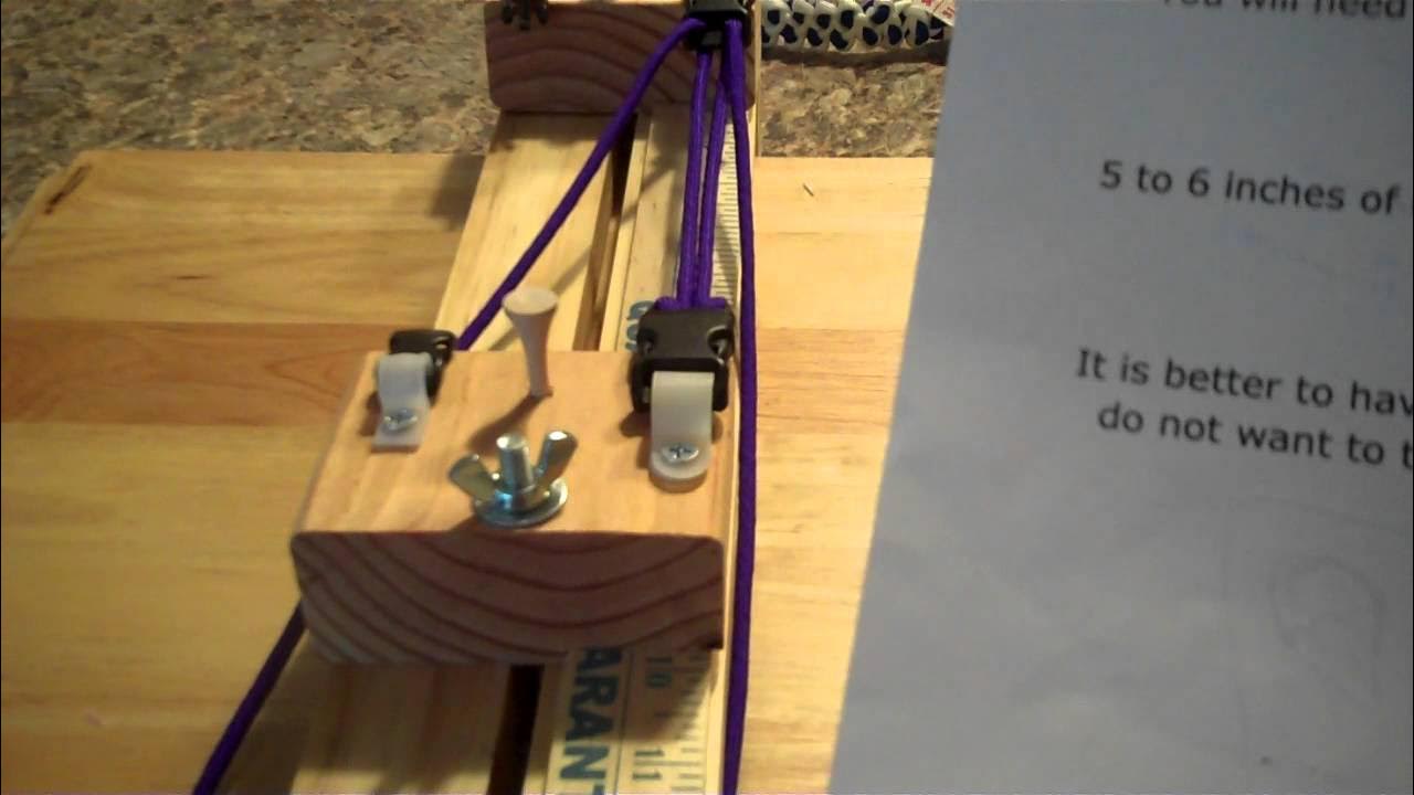 How to measure paracord for Bracelet. YouTube