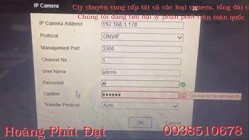 Hướng Dẫn Đưa Camera UNV H265 Vào Đầu Ghi HIK H265