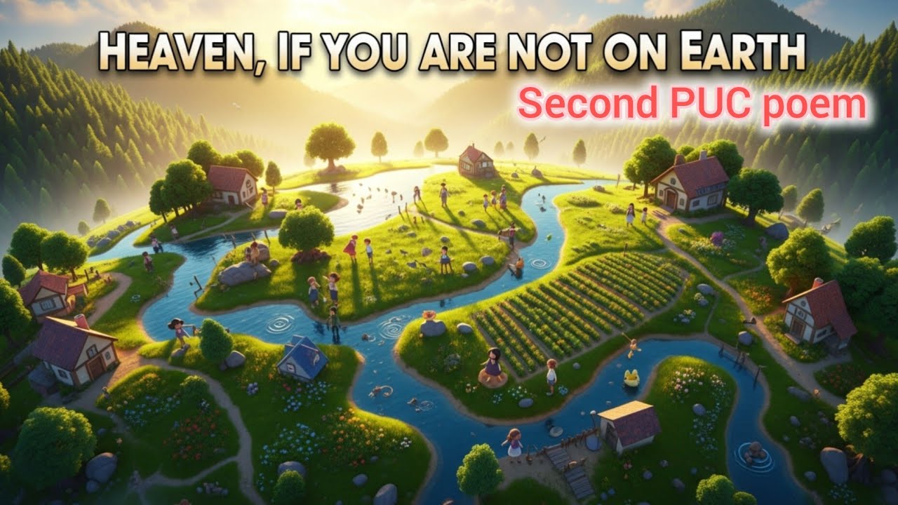 Heaven, If You Are Not on Earth | Poem Explanation 