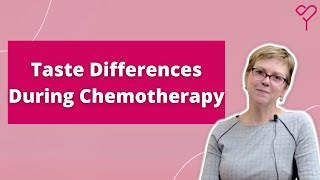 How To Deal With Taste Differences During Chemotherapy