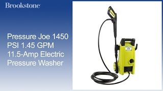 Snow Joe LLC iON16LM Sun Joe iON 40-Volt Cordless 16-Inch Lawn Mower with Brushless Motor Pressure Joe 1450 PSI 1.45 GPM 11.5-Amp Electric Pressure Washer