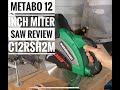 Metabo 12 inch sliding compound miter saw unboxing and full review