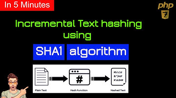 coding sha1 hashing on input text using PHP7 | sh1 |secured hash algorithm in php