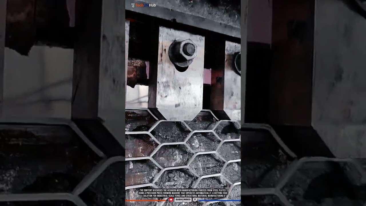 Innovation Hexagon Mesh: Steel Plate, Press Machine & Precision Automation 