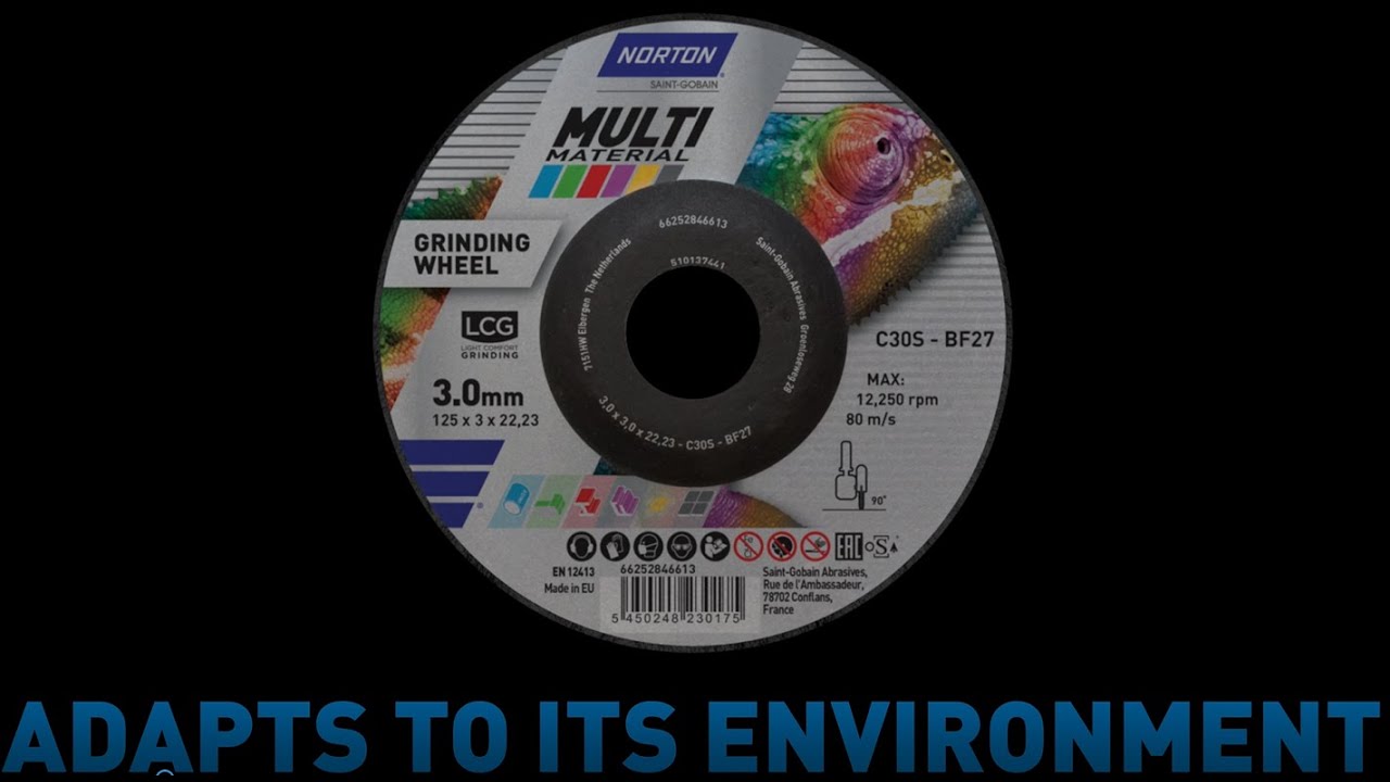 Norton Multi Material Light Comfort Grinding Wheels