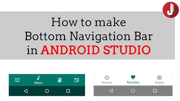 How to make bottom navigation bar in Android Studio l 2020