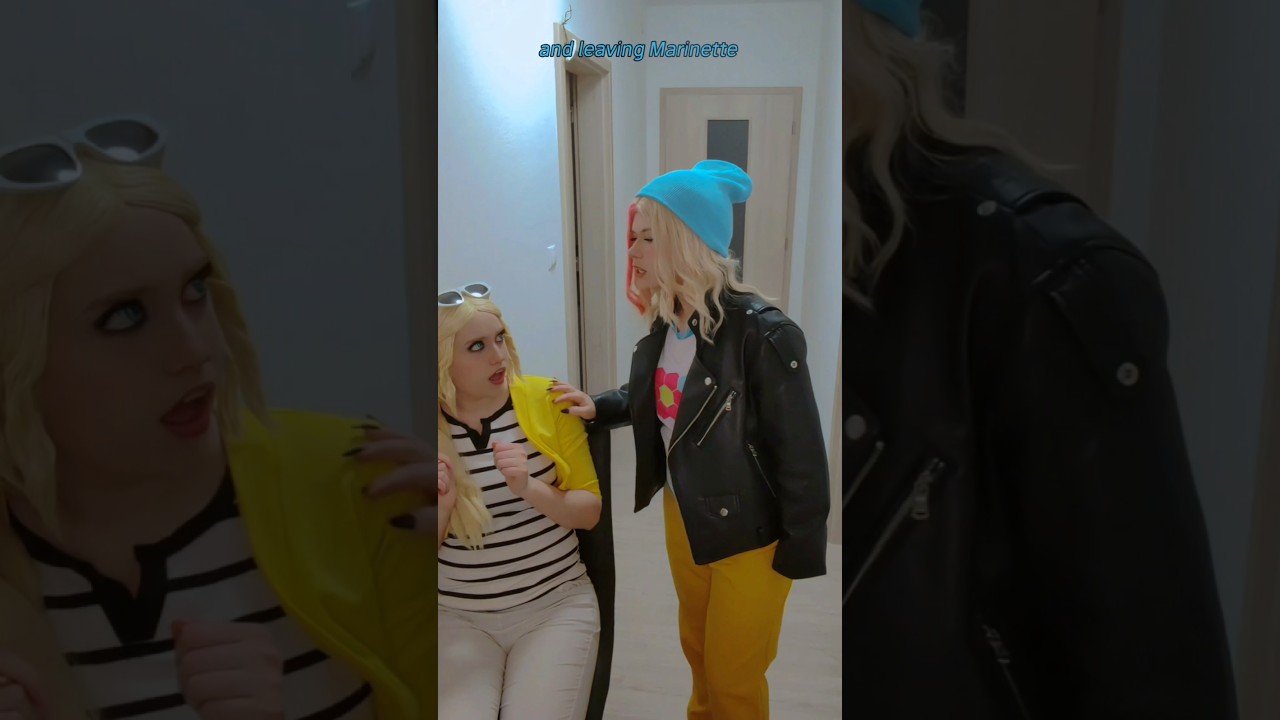 You're going to your seat leaving Marinette alone! |Chloé Bourgeois & Zoé Lee@nikkihatsunecosplay