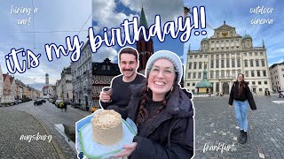 MY 29th BIRTHDAY!! roadtrip, frankfurt, augsburg, outdoor cinema   more!