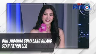 BINI Jhoanna sumalang bilang Star Patroller | TV Patrol