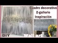 CUADROS DECORATIVOS PARA SALAS /COMO PINTAR UN CUADRO/Z-GALLERIE INSPIRED /Wall art z gallerie