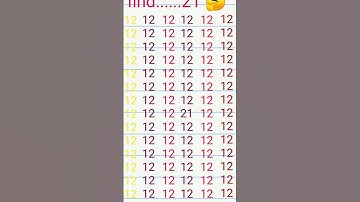 Find odd numbers 👉 12,21 🤔🤔🤔 #queddle #canyouanswer #gk #motivation #shorts #matshtest #iqtest