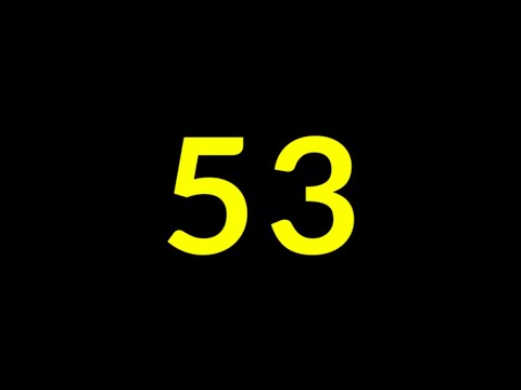 53 Seconds Countdown Timer With Sound Effect