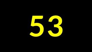 53 Seconds Countdown Timer With Sound Effect