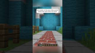 I know that he doesnt know that I know that the clouds dont move #minecraft #gaming #tiktok