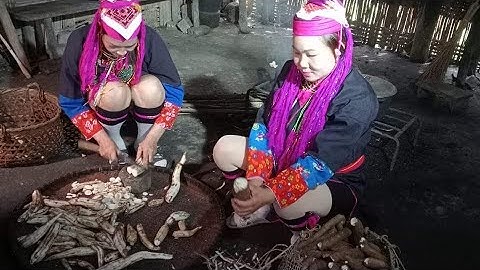 lễ cấp sắc đặt tên cho con Dao thanh y,khe Muối 1, Yên Than, Quảng Ninh p3