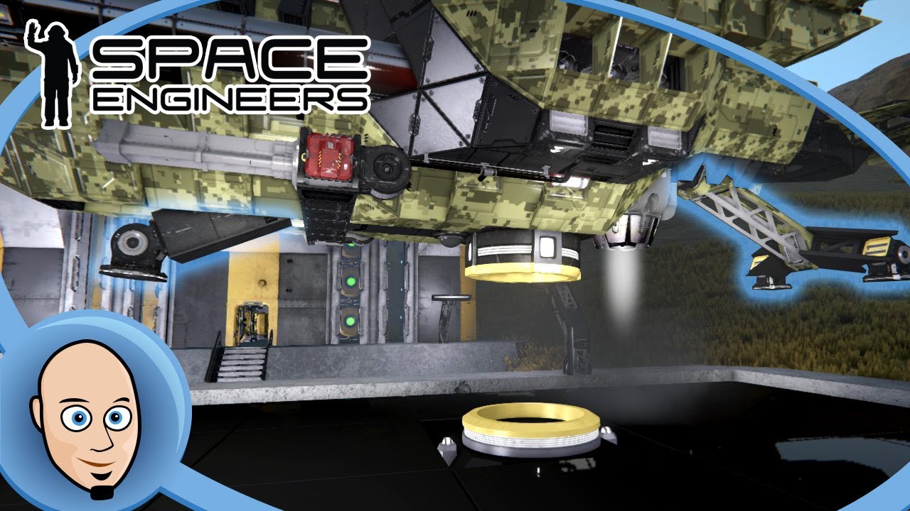 Space Engineers | EP 38: Ausfahrbares Landefahrwerk | Let's Play ...