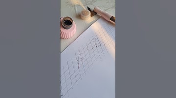 LETTER B ✍ #spencerian #calligraphy #penmanshipskills #letterb #theletteringpad #ytshorts #shorts