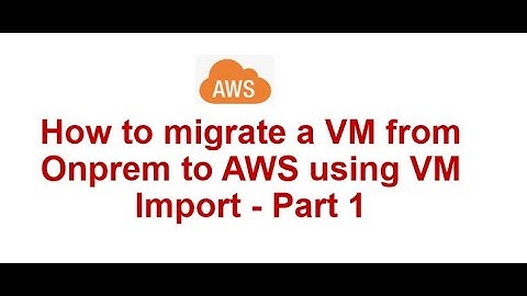 Introduction to Cloud Migration #aws #cloudmigration #virtualmachine #ec2