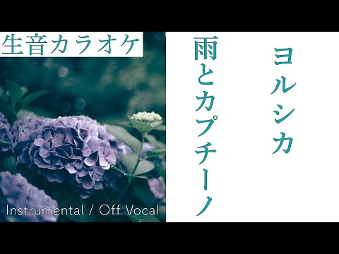【#生音カラオケ】雨とカプチーノ / ヨルシカ【Instrumental / Off Vocal】