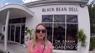 Dr. Sarah tries out the Black Bean Deli in Orlando!