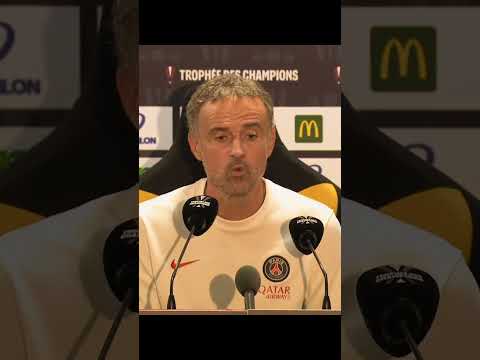 Luis Enrique congratulates Lens 👏  #football #ligue1 #foot #sports #edit #psg #ligue1mcdonalds