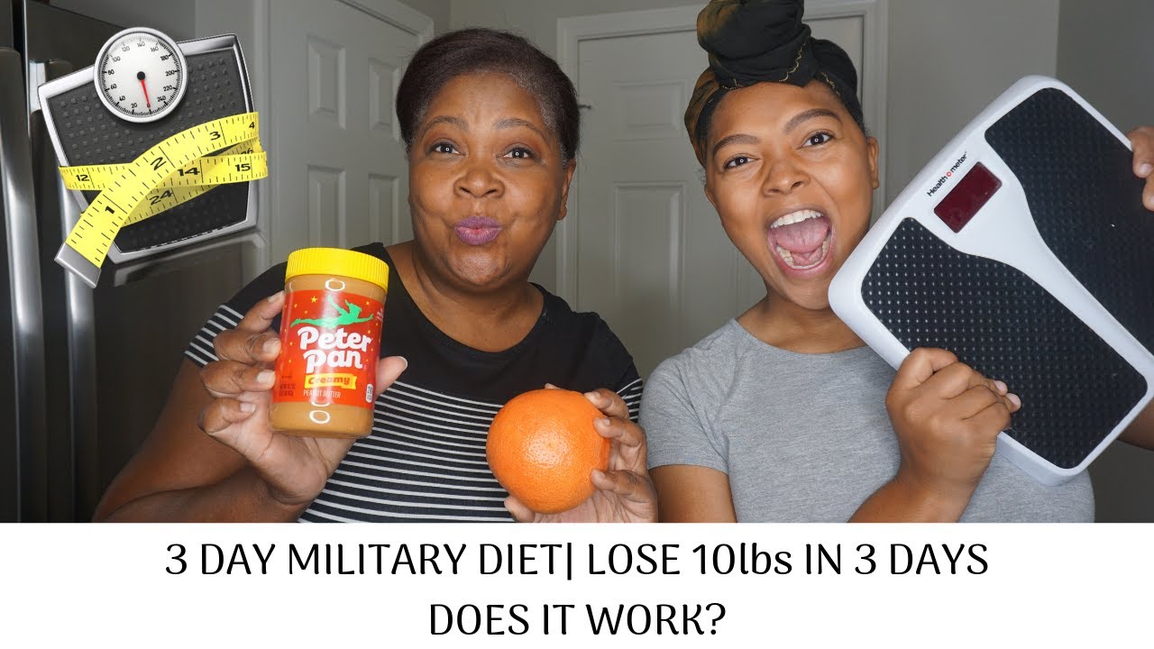 3 Day Military Diet | Lose 10 Pounds in 3 Day | DOES IT ...