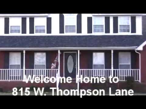 815 W Thompson Lane, Murfreesboro, TN home video tour