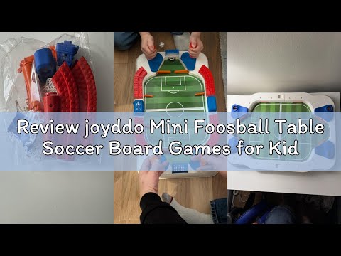 Review joyddo Mini Foosball Table Soccer Board Games for Kids Adults Indoor Table Games with Dual Fl