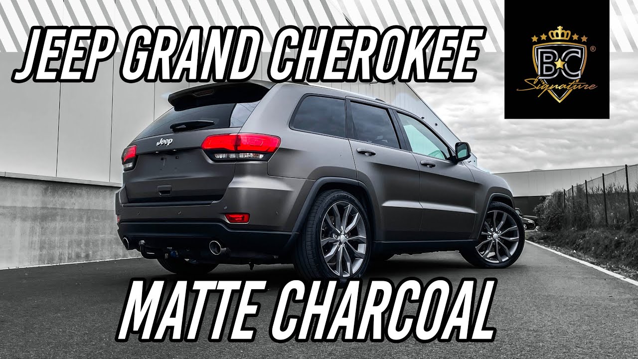 JEEP GRAND CHEROKEE WRAP IN MATTE CHARCOAL