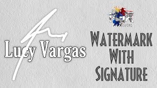 KANTOGRAPHIX | Easy Watermark with Signature Tutorial | Picsart screenshot 1