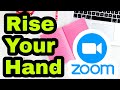 How to raise your hand in zoom