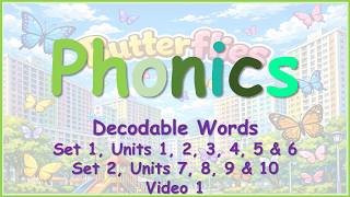 Decodable Words Units 1-10 Video 1