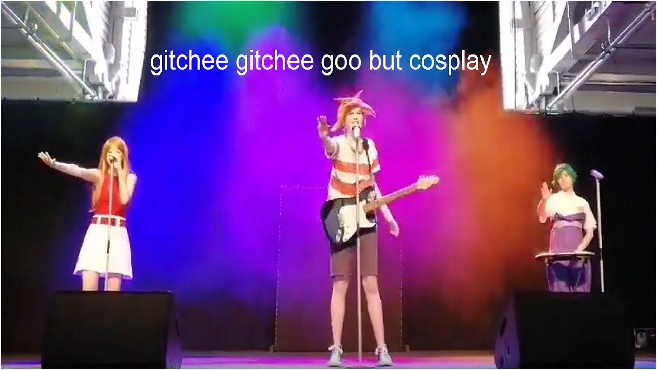 Gitchee Gitchee Goo but it's a cosplay act in danish
