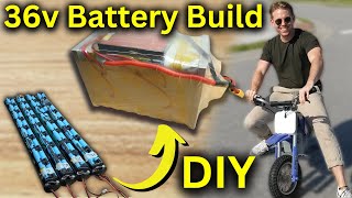 Building a 36v E-Bike Battery from RECYCLED LG Cells!