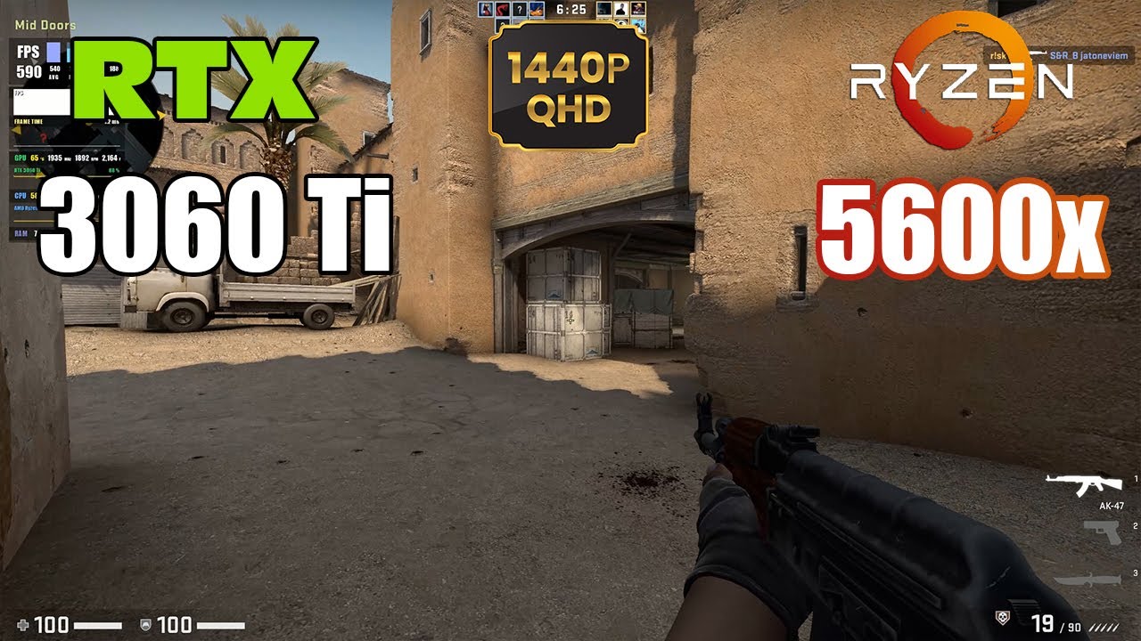CS GO | RTX 3060 Ti | 1440p - YouTube
