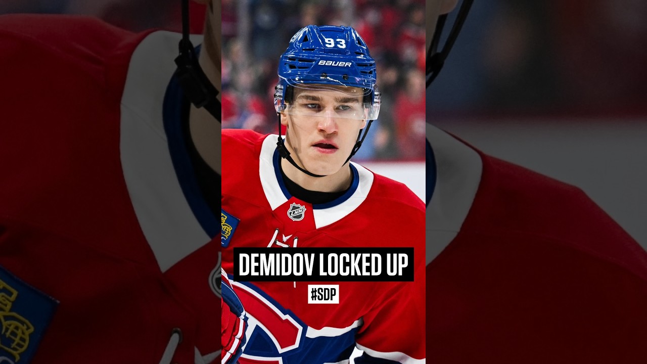 Ivan Demidov re-signs and Montreal's cap sheet remains flawless. 🚨 #SDP