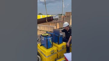 Bushings 230kV of Tr Testing before installation