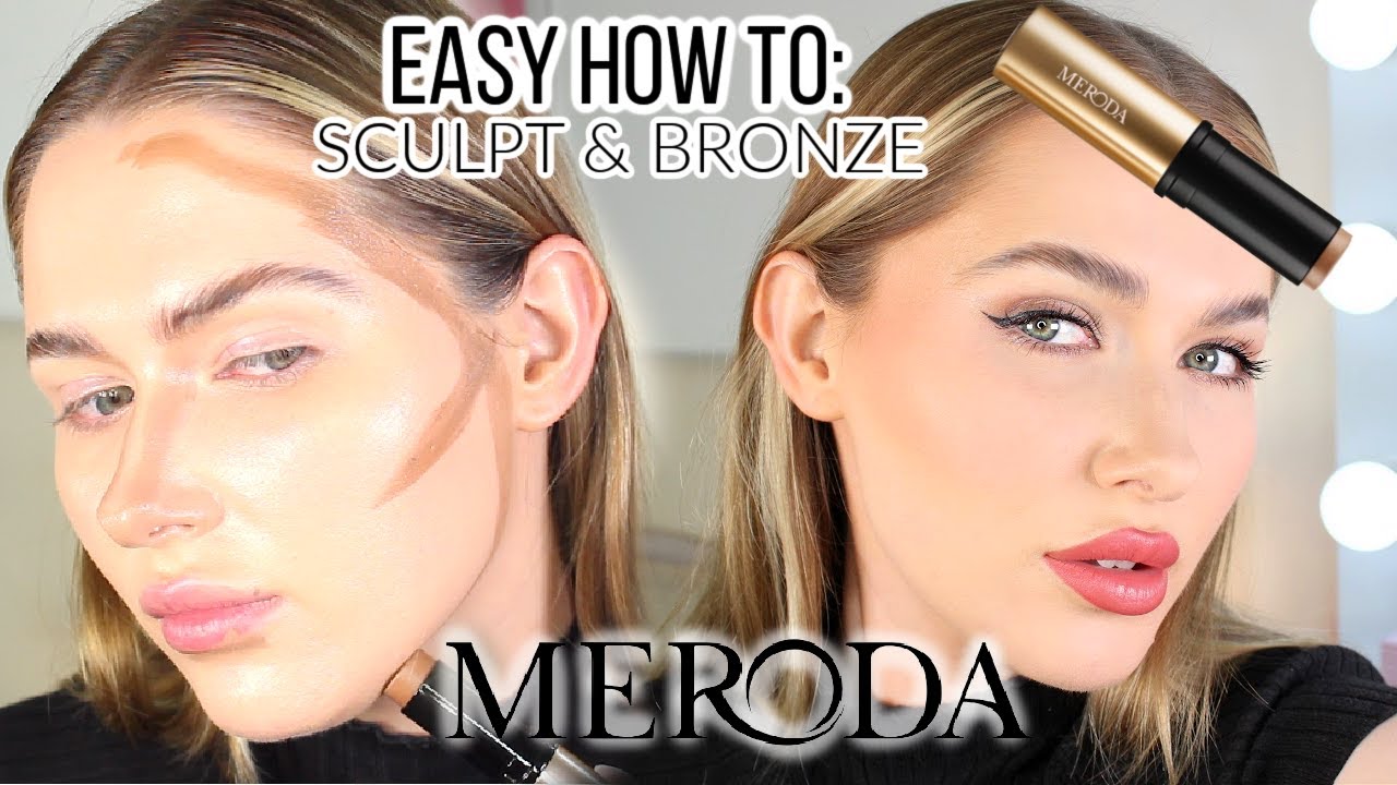 How To Create a SCULPTED, bronzed look - Using Meroda' | shivonmakeupbiz