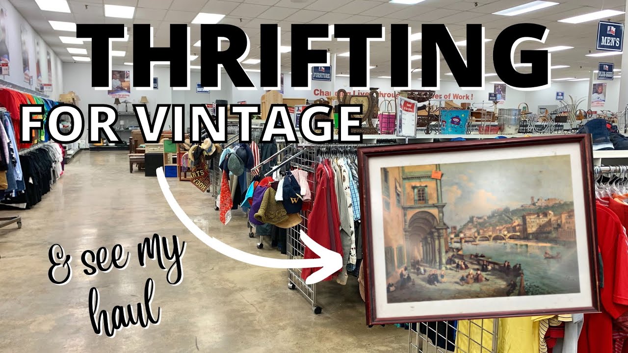 THRIFTING at GOODWILL | THRIFT WITH ME & THRIFT HAUL! | Antique and ...