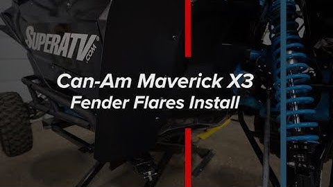 How to Install SuperATV’s LOW PROFILE FENDER FLARES on a CAN-AM MAVERICK X3